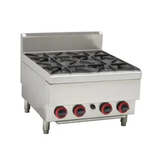 GASMAX Benchtop Natural Gas 4 Burner Cooktop JUS-TR-4.