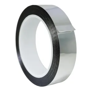 GGR SUPPLIES T.R.U. MMYP-1 Mylar Metalized Polyester Film Tape with Acrylic Adhesive. Multiple Colors Available. 72 Yards. (Silver, 1 in.)
