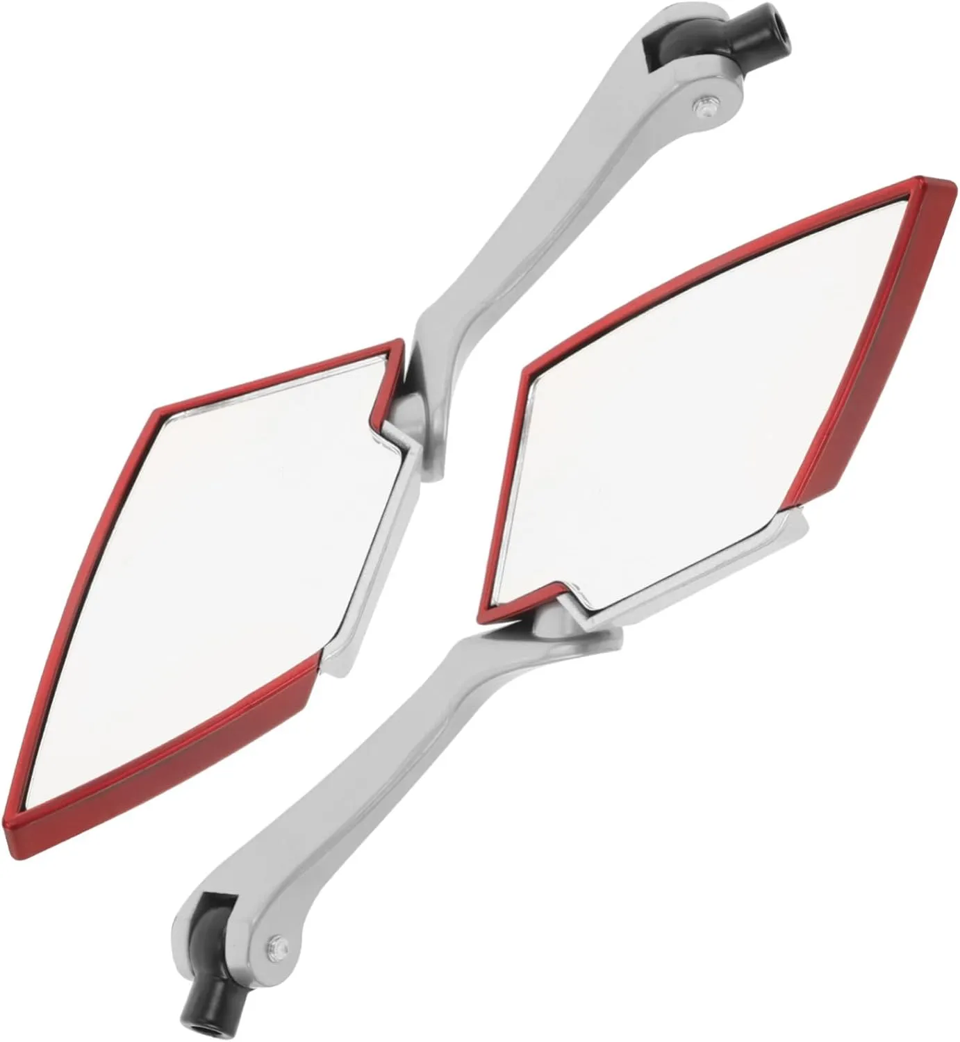 GLEAVI 1pair Motorcycle Rear View Mirrors Side Mirrors for Electric Scooters Easy Installation Handlebar Mount High-definition Reflective Safety Design Stylish Robust Motorcycle