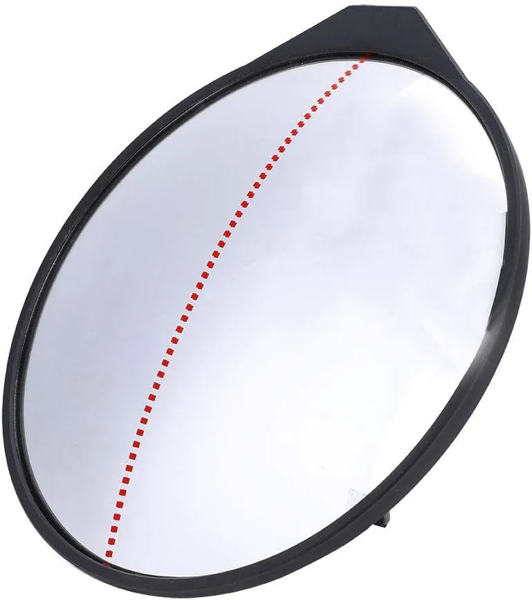 Golf Practice Mirror, 360 Degrees Golf Putting Alignment Mirror Convex Reflective Golf Swing Mirror Wide Angle Golf Training Aid for Golf Corrective Action