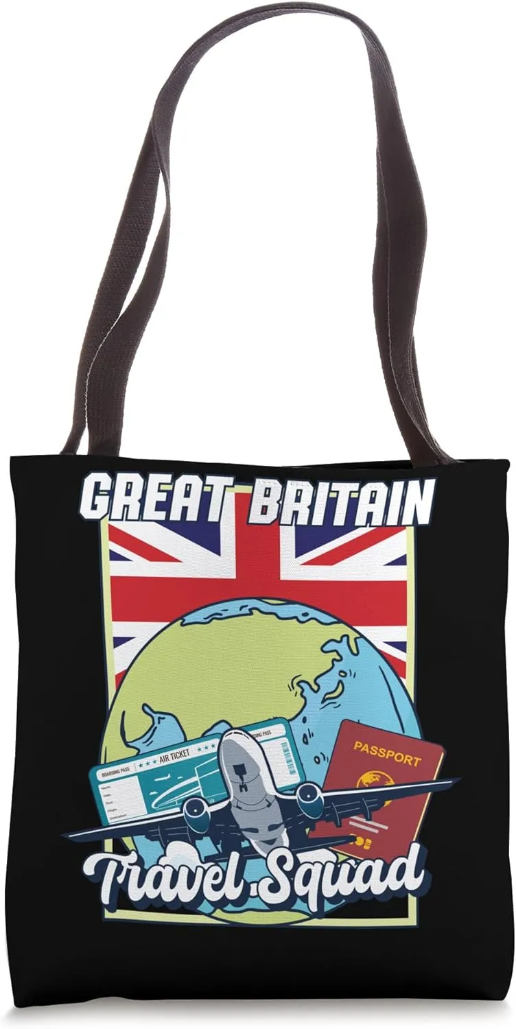Great Britain Travel Squad Travel Great Britain Tote Bag