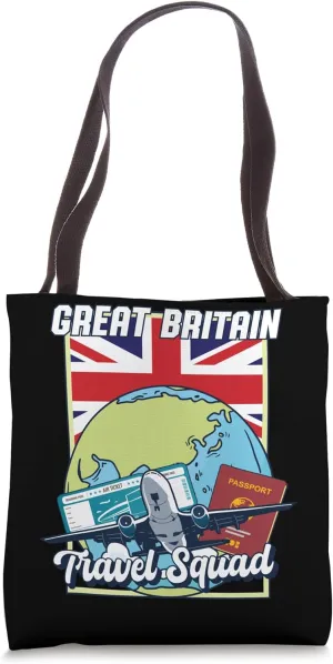 Great Britain Travel Squad Travel Great Britain Tote Bag