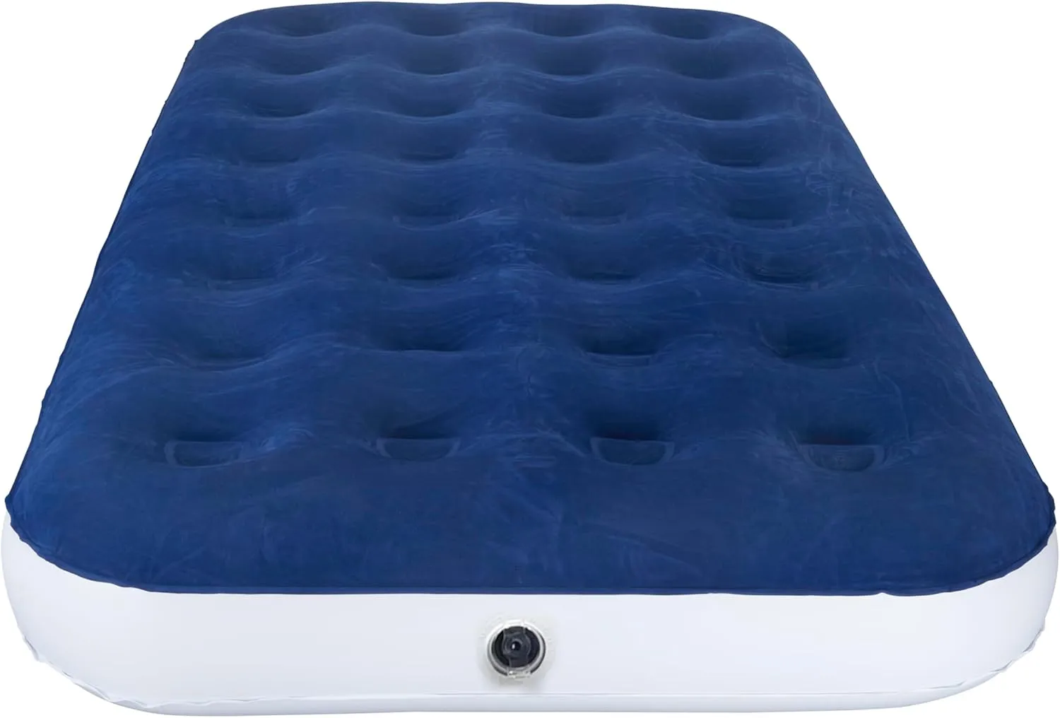 Greaton, 9-Inch Durable Luxury Inflatable Air Mattress with Comfort Coil Technology and High Capacity Pump, Good for Camping, Home and Portable Travel, 74" x 29", Blue