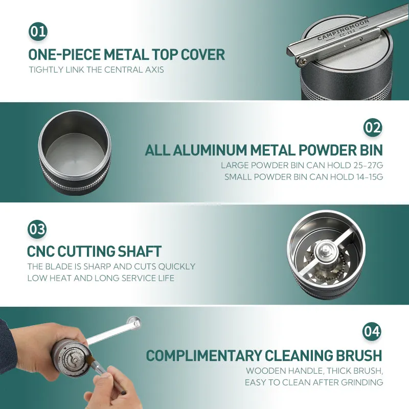 Grinder Campingmoon Futuristic Coffee CC-115 Monthly deal