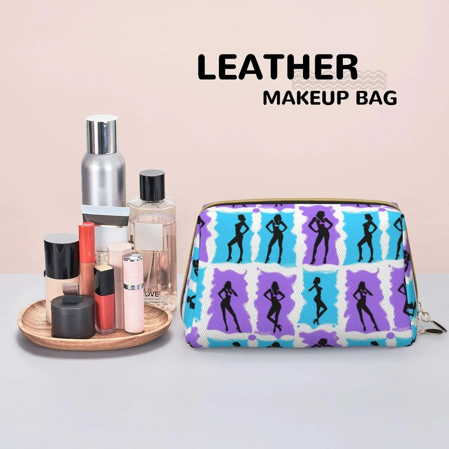 Gymnastics Game Toiletry Pouch, Travel-Friendly Makeup Organizer For Makeup Brushes, Lipsticks