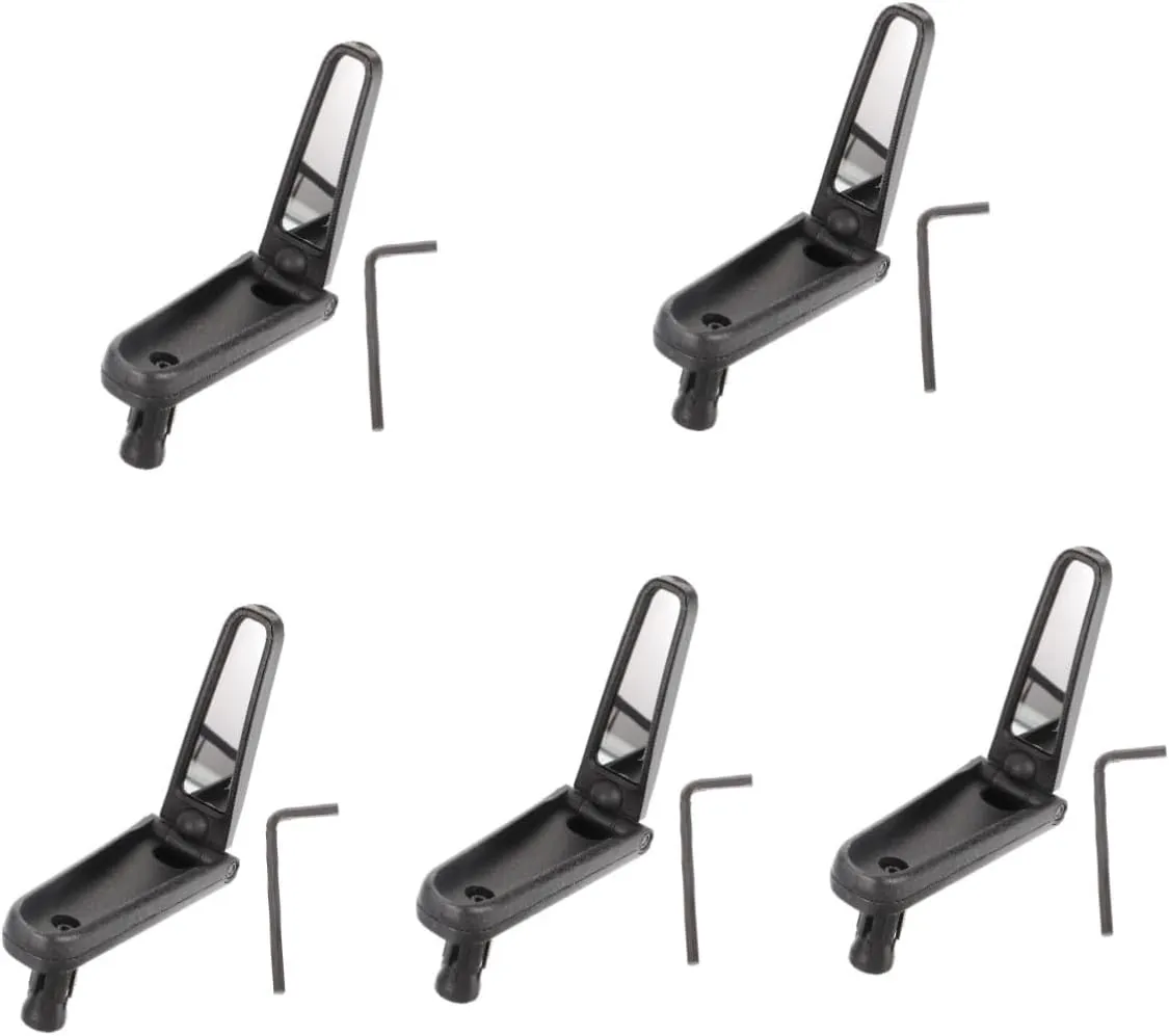 HANABASS 5pcs Cycling Handlebar Mirror Bike Mirror Reflective Rear High Definition for Motorbike Mountain and Road Bikes