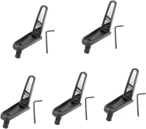 HANABASS 5pcs Cycling Handlebar Mirror Bike Mirror Reflective Rear High Definition for Motorbike Mountain and Road Bikes