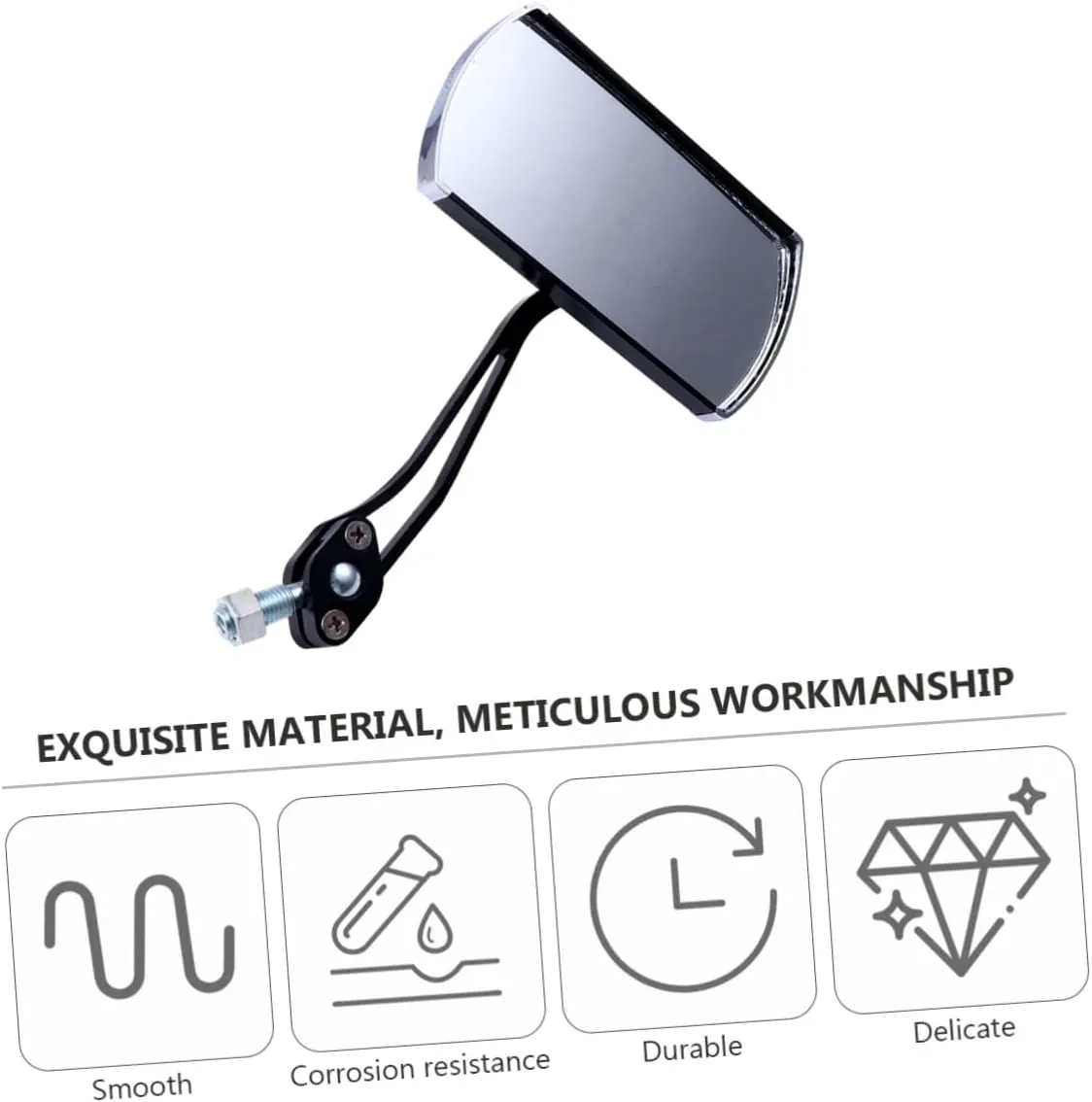 Handlebar Bike Mirror Rear View Mirror Reflective Fit Modified Accessories for Electric Motorcycle
