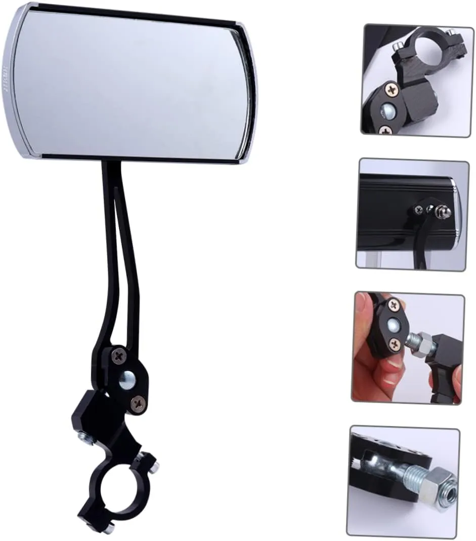 Handlebar Bike Mirror Rear View Mirror Reflective Fit Modified Accessories for Electric Motorcycle
