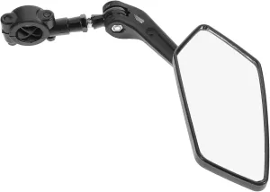 Happyyami 360 Degree Rotating Ebike Mirror Handlebar Mount Rearview Accessory for Safety Cycling