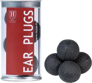 Harrison Howard EaseFit Equestrian Earplugs 3cm Horse Foam Ear Plugs Balls 4 PCS-Mars Black