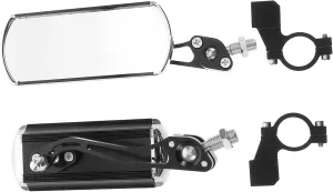 Healifty Bike Mirror Handlebar Mount Aluminum Alloy Rear View Mirror for Motorcycles Scooters Atvs Enhanced Visibility