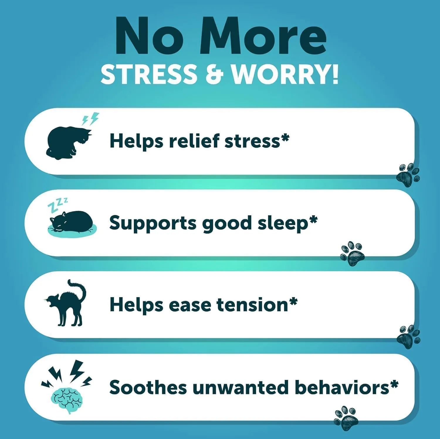 Hemp Cat Calming Treats for Stress & Anxiety Relief - Cat & Kittens - Melatonin - Storm Anxiety, Сomposure, Grooming, Separation, Veterinary Visits, Travel Care - Calming Aid with Hemp Oil - 135 Chews