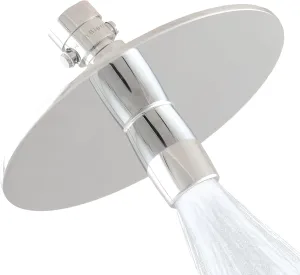 High Sierra Showerheads® - NEW Gen 3 'Reflections' All Metal High Efficiency Shower Head & Self-Heating Fogless Mirror - 1.8 GPM - Chrome Finish