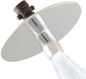 High Sierra Showerheads® - NEW Gen 3 'Reflections' All Metal High Efficiency Shower Head & Self-Heating Fogless Mirror - 1.8 GPM - Oil Rubbed Bronze Finish