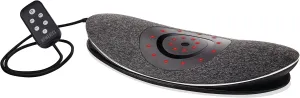 Homedics Lumbar Lift Back Stretcher with Vibration Massage and Soothing Heat, Air Lift Technology, Adjustable Intensity, 2 Auto Programs, Compact and Portable, Increases Flexibility, Relieves Pain