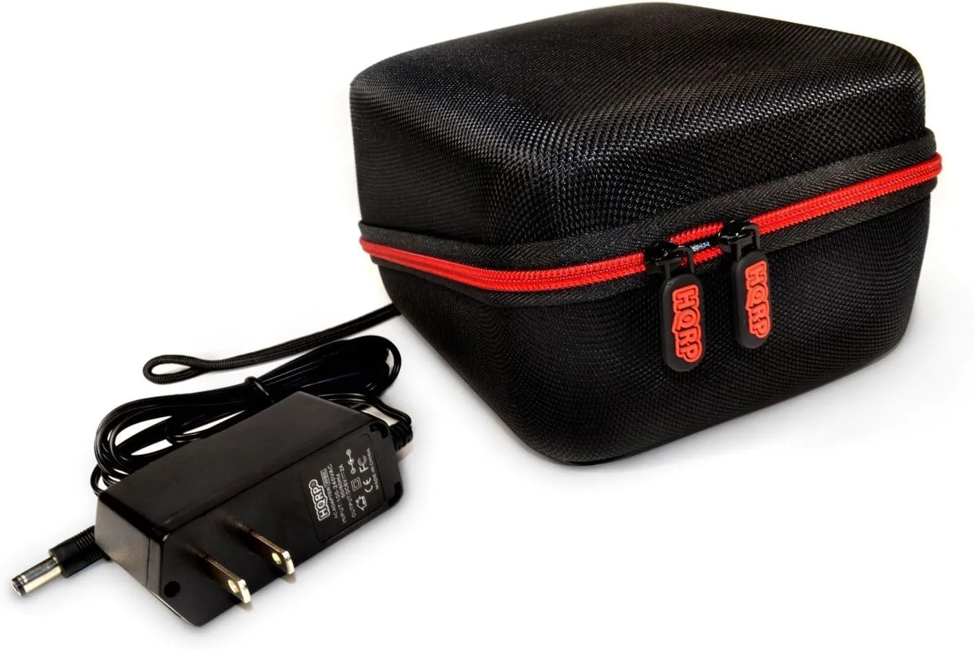 HQRP Hard Case and AC Adapter Compatible with Vive Precision Automatic Upper Arm Blood Pressure Monitor