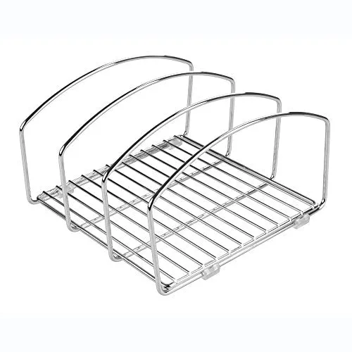iDesign Classico Kitchen Cookware Organizer for Cutting Boards and Cookie/Baking Sheets - Chrome