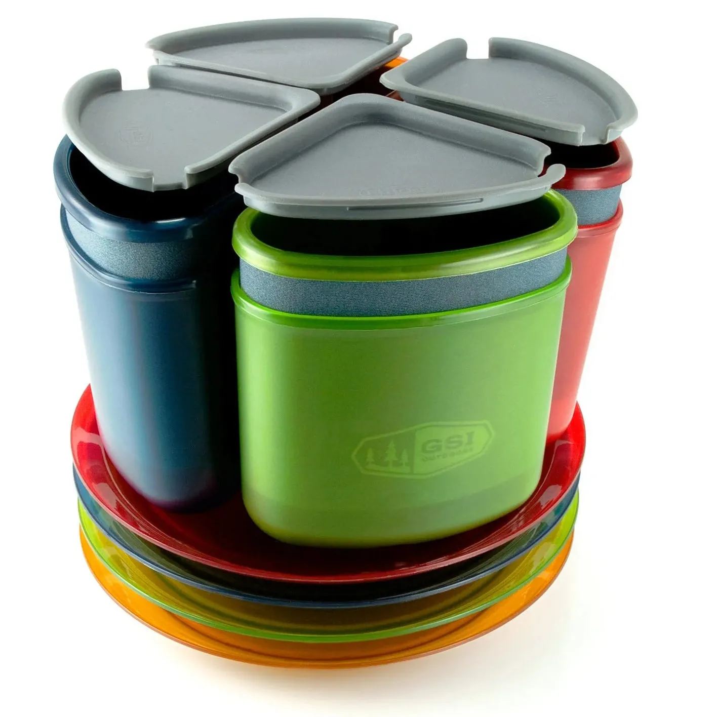 Infinity 4 Person Compact Tableset - Multicolor