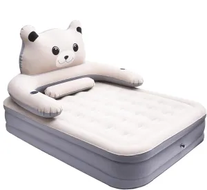 Inflatable Mattress Twin Size,Quick Inflation Deflation Camp Mattress Pad - Comfort Inflatable Bed, High Blow up Airbed for Home, Camping, Picnic