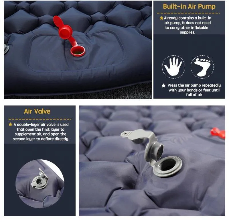Inflatable Mattress with Pillow