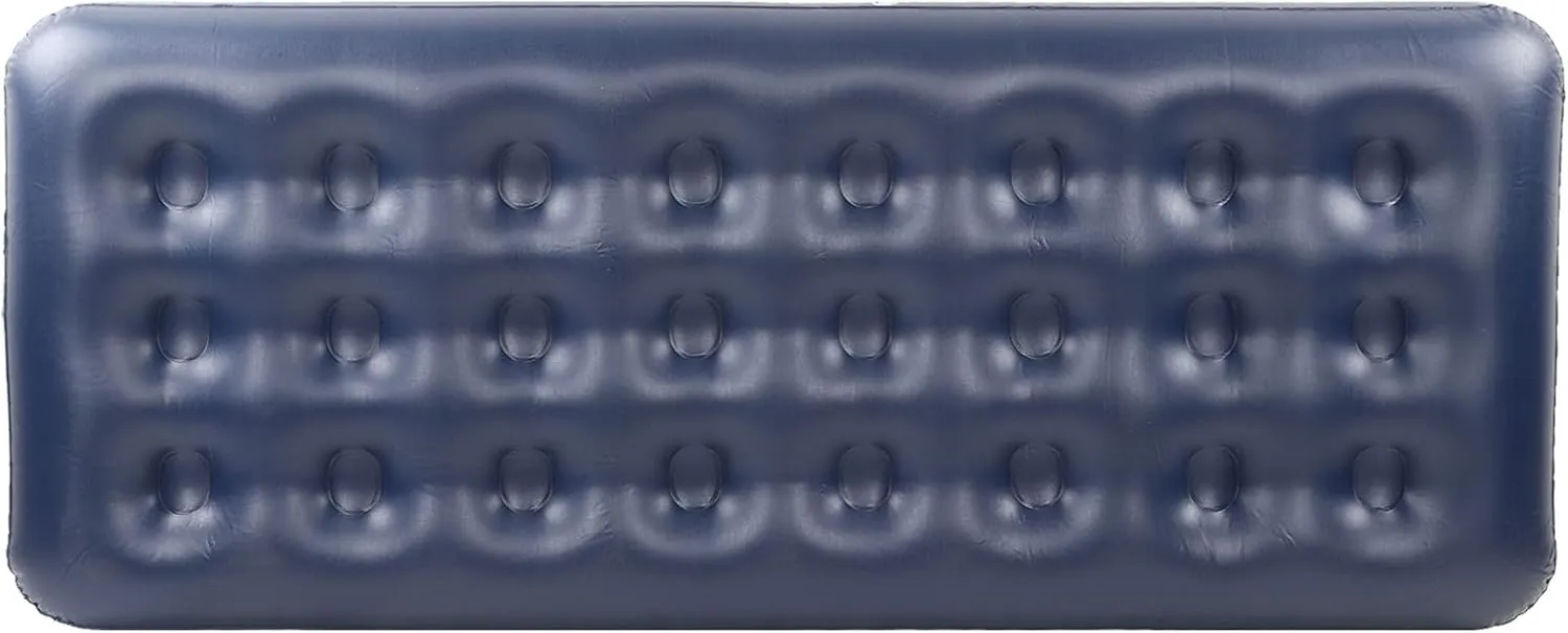 Inflatable Mattresses Thickened High Resilience Flocked Top Easy to Inflate Camping Portable Sleeping Mat for Outdoor Camping Home Office PVC Material 185x76x22cm