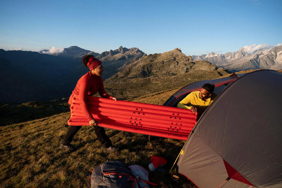 Inflatable Trekking Mattress Air Insulating L 1 person 180x52cm - MT500