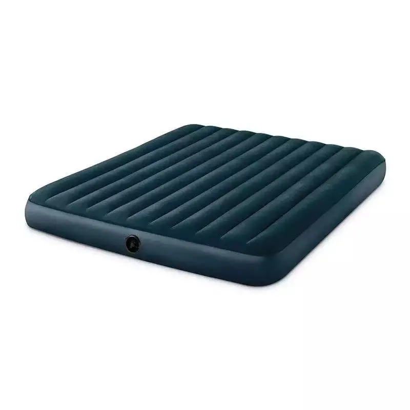 INTX Outdoor Line Pull Air Bed Flocked Airbed