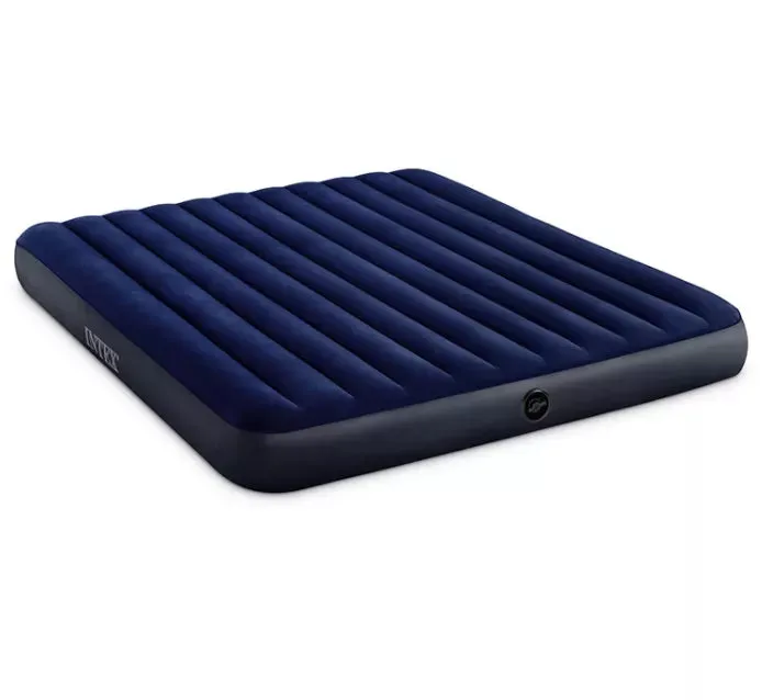INTX Outdoor Line Pull Air Bed Flocked Airbed