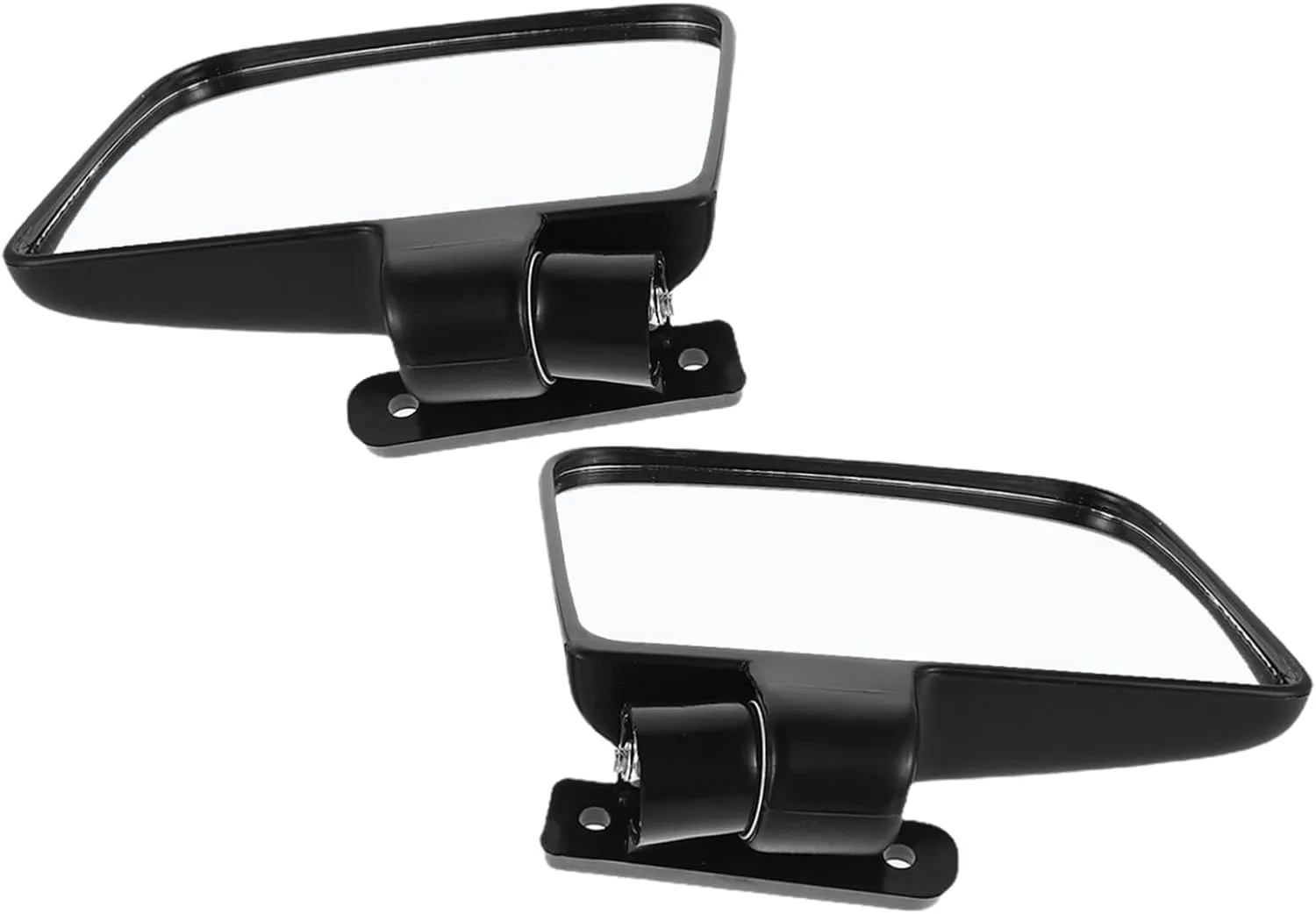 iplusmile 1 Set Golf Cart Side Mirrors Durable Rear View Mirrors for Enhanced Safety Shock Resistant Design Wide Angle Reflection for Ezgo and Models