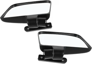 iplusmile 1 Set Golf Cart Side Mirrors Durable Rear View Mirrors for Enhanced Safety Shock Resistant Design Wide Angle Reflection for Ezgo and Models