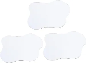 Irregular Mirror,Ornament Irregular Acrylic Mirror DIY Reflective Tray 3pcs Silver Acrylic Mirror for Photography Prop Decorative Ornament with Modern Reflective Effect(3pcs)