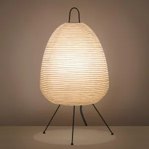 Japanese-Style Desk lamp Rice Paper Floor lamp, Japanese-Style Simplicity and Organic Form Design, 3 Adjustable Color Temps, for Living Room • Bedroom • Study • Patio