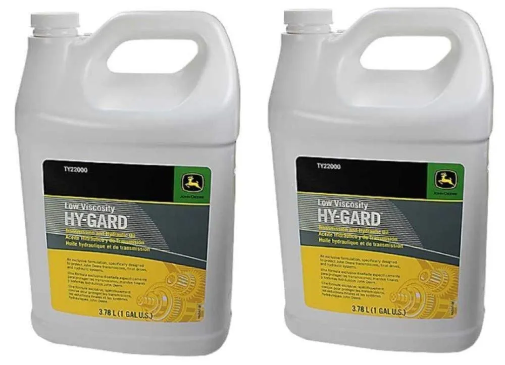 John Deere Original Equipment (2) Gallons of Hy-Gard Transmission & Hydraulic Oil #. (2)