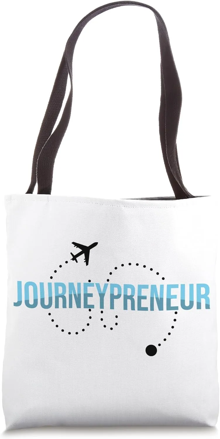 Journey Preneur Travel Agent Tote Bag