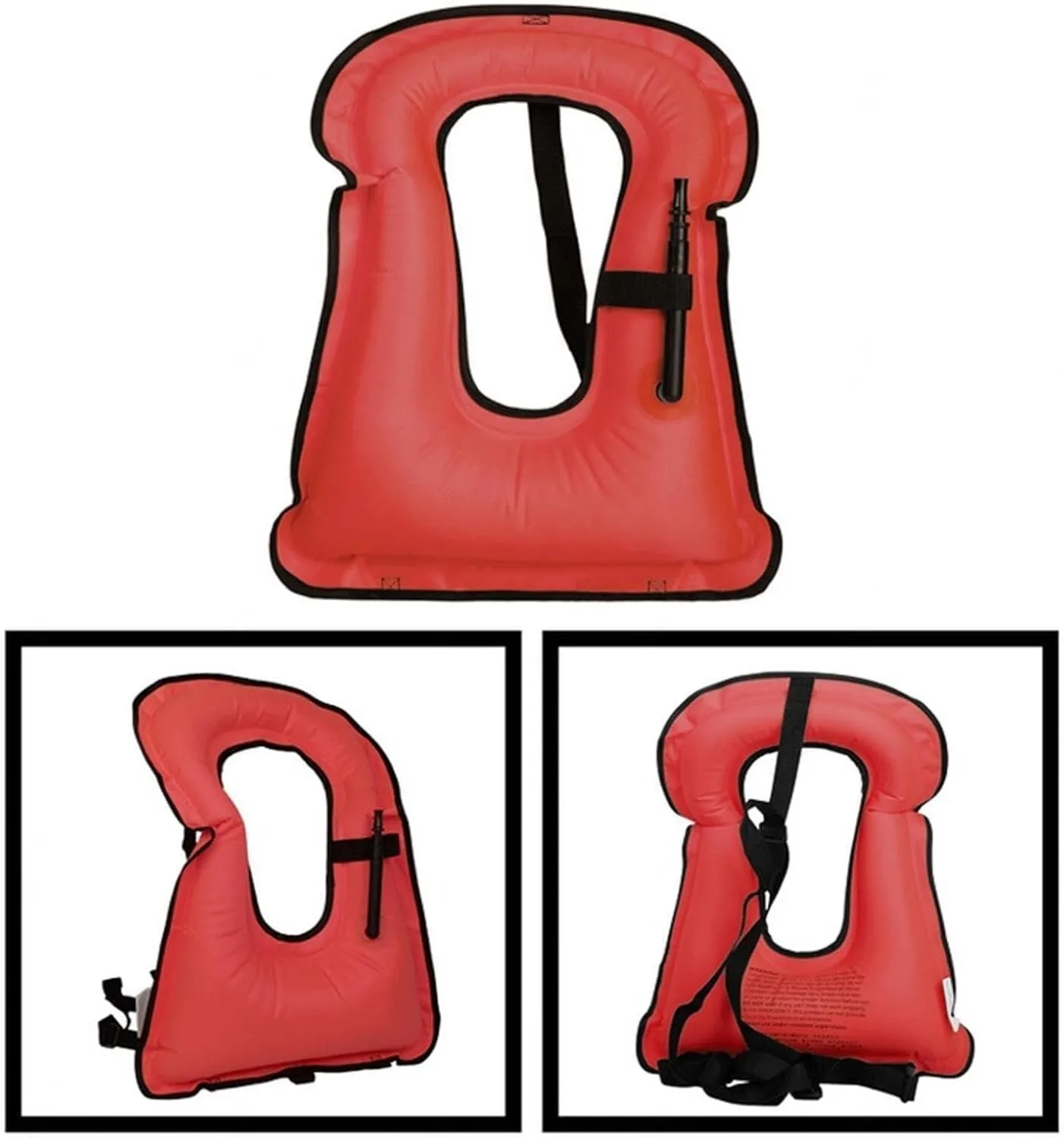 Kayak Life Jackets with Adjustable Belt and Quick Blow Nozzle, Portable Buoyancy Aid for Your Swimming Travel