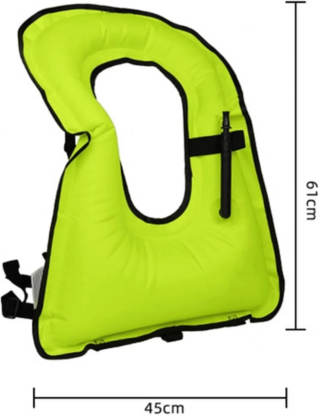 Kayak Life Jackets with Adjustable Belt and Quick Blow Nozzle, Portable Buoyancy Aid for Your Swimming Travel