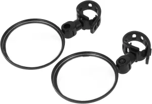KESYOO 2sets 360° Rotating Scooter Handlebar Mirror Moped Rearview Mirror Bike Safety Accessory 2pcs*2