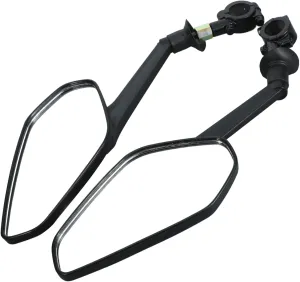 KICHOUSE 1 Set Bike Mirror Rearview Mirror for Road Bikes High Definition Convex Reflective for Enhanced Safety and Wider Bicycle Accessory for Outdoor Use