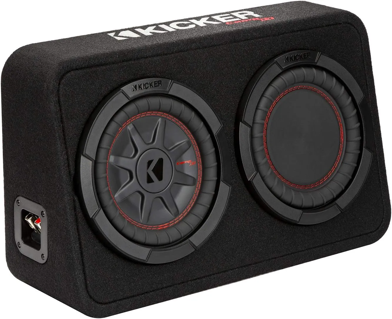 Kicker 48TCWRT82 CompRT 8" subwoofer in Thin Profile Enclosure, 2ohm