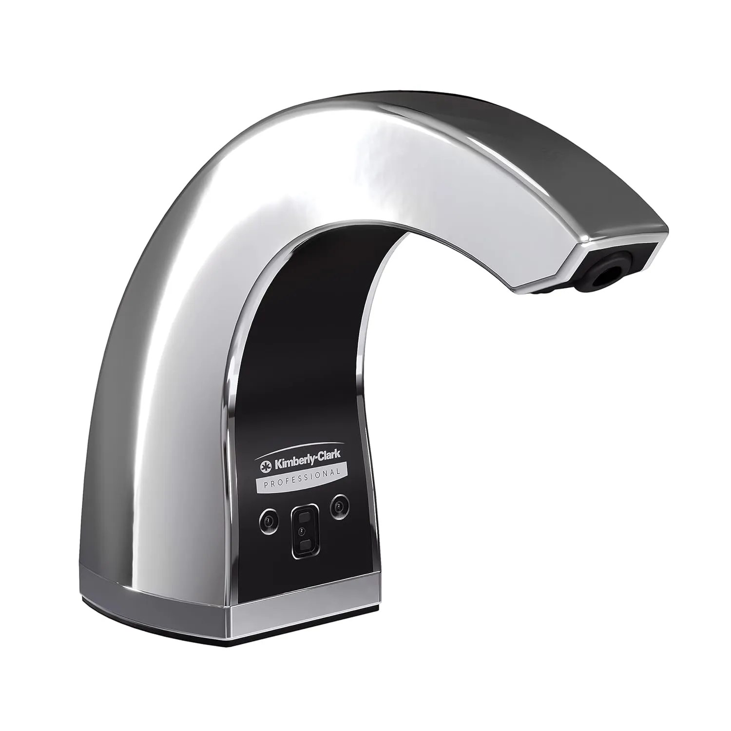 Kimberly-Clark Professional™ Touchless Counter Mount Soap and Hand Sanitizer Dispenser (47604), Chrome, 1.5 L Capacity, 2.12" x 4.25" x 5.56" (Qty 1)