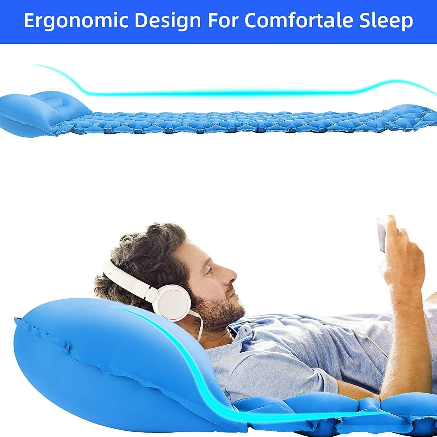 KING PEAK - Durable Inflatable Mattress