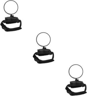 Kisangel 3pcs Bike Backview Mirror Wristband Rotatable Wide Angle Cycling Mirror for Enhanced Road Awareness Lightweight and Sturdy Design Suitable for Various and Motorbikes