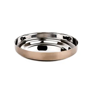 KnIndustrie Foodwear Pan/Plate diam. 20 cm. - 7.87 in. - bronze