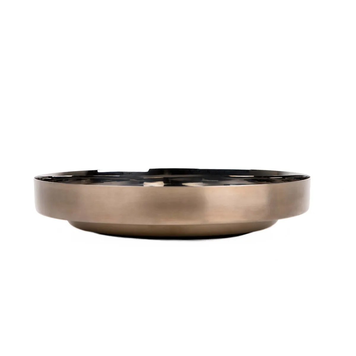 KnIndustrie Foodwear Pan/Plate diam. 20 cm. - 7.87 in. - bronze