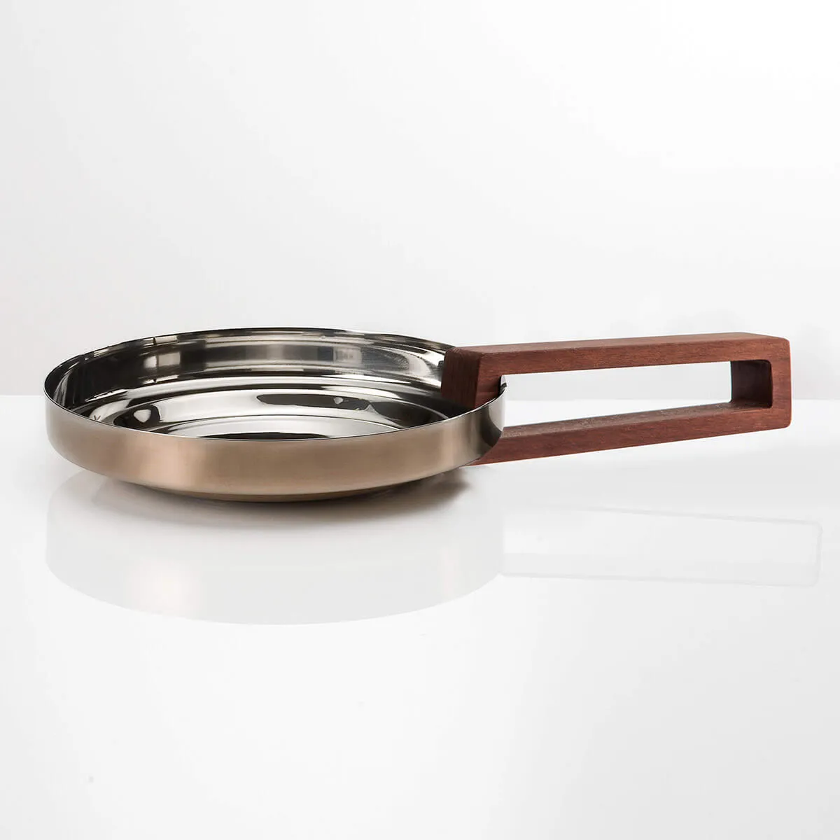 KnIndustrie Foodwear Pan/Plate diam. 20 cm. - 7.87 in. - bronze