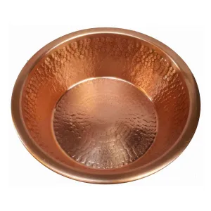 Large Polished Copper Foot Rub Spa Beauty Salon Massage Pedicure Tub