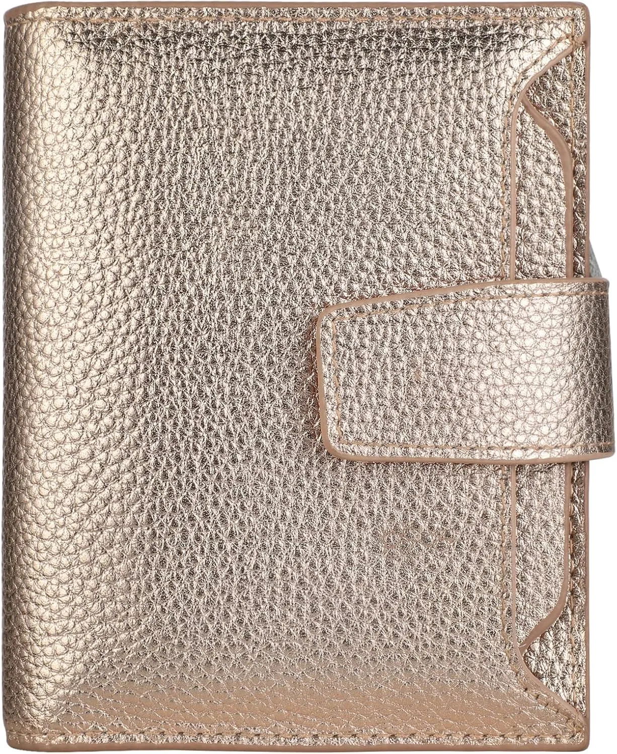 Lavemi Small Compact Women Wallet RFID Blocking Genuine Leather Bifold Purse with ID Windows