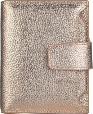 Lavemi Small Compact Women Wallet RFID Blocking Genuine Leather Bifold Purse with ID Windows