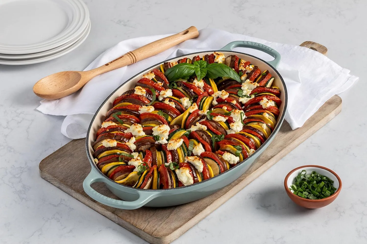 Le Creuset Enamel Cast Iron Signature Oval Baker, 3 qt., Flame